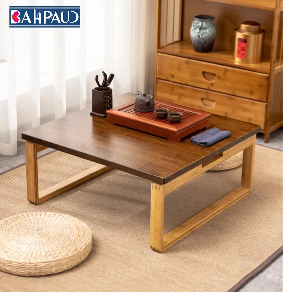 Bahpaud Tatami Bay Window Small Table Sitting On The Floor Foldable Japanese Style Bamboo Dining Table Lazada