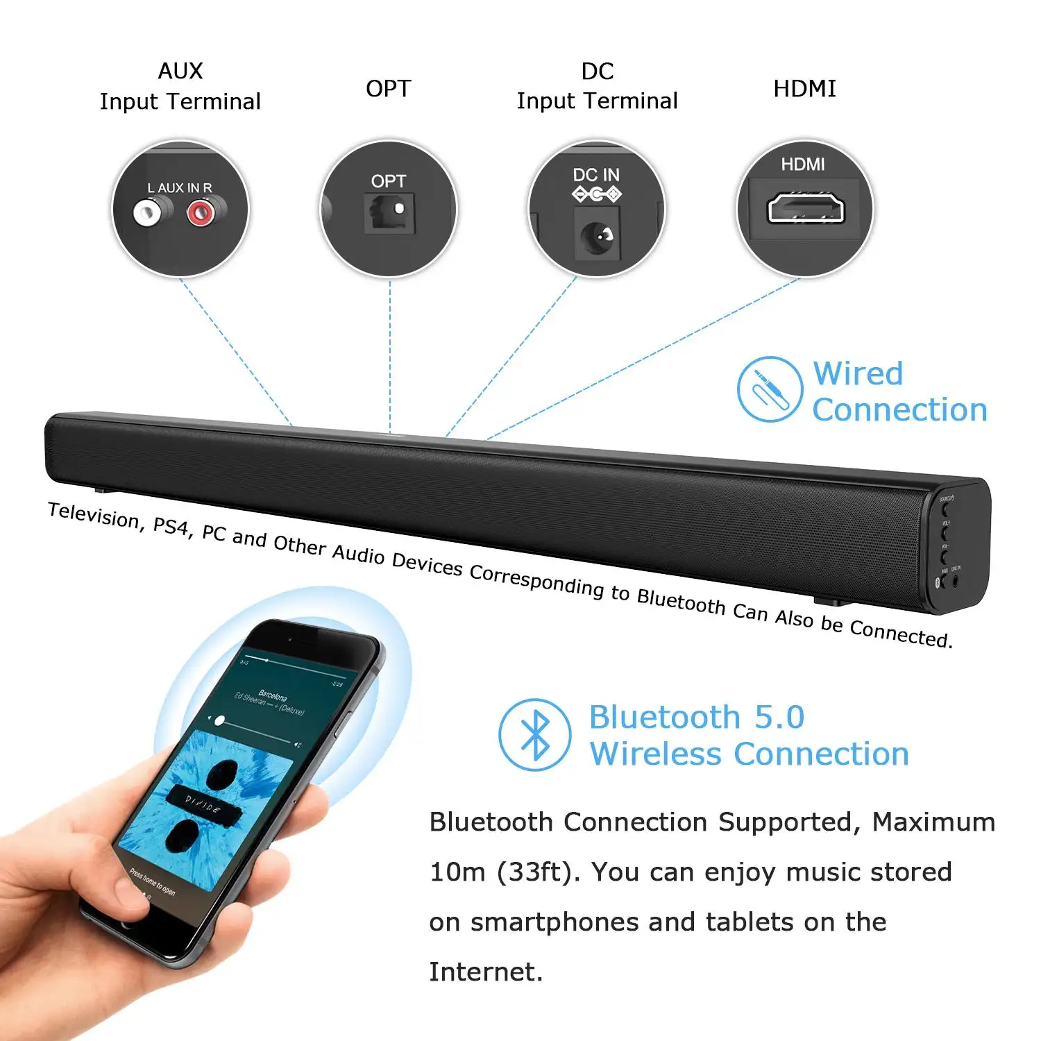 smart speaker with aux input