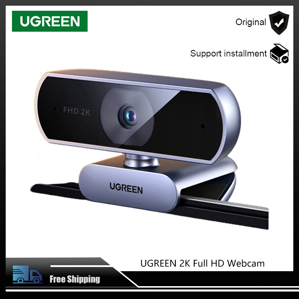 Ugreen 1080P Full Hd Webcam With Dual Noise-Canceling