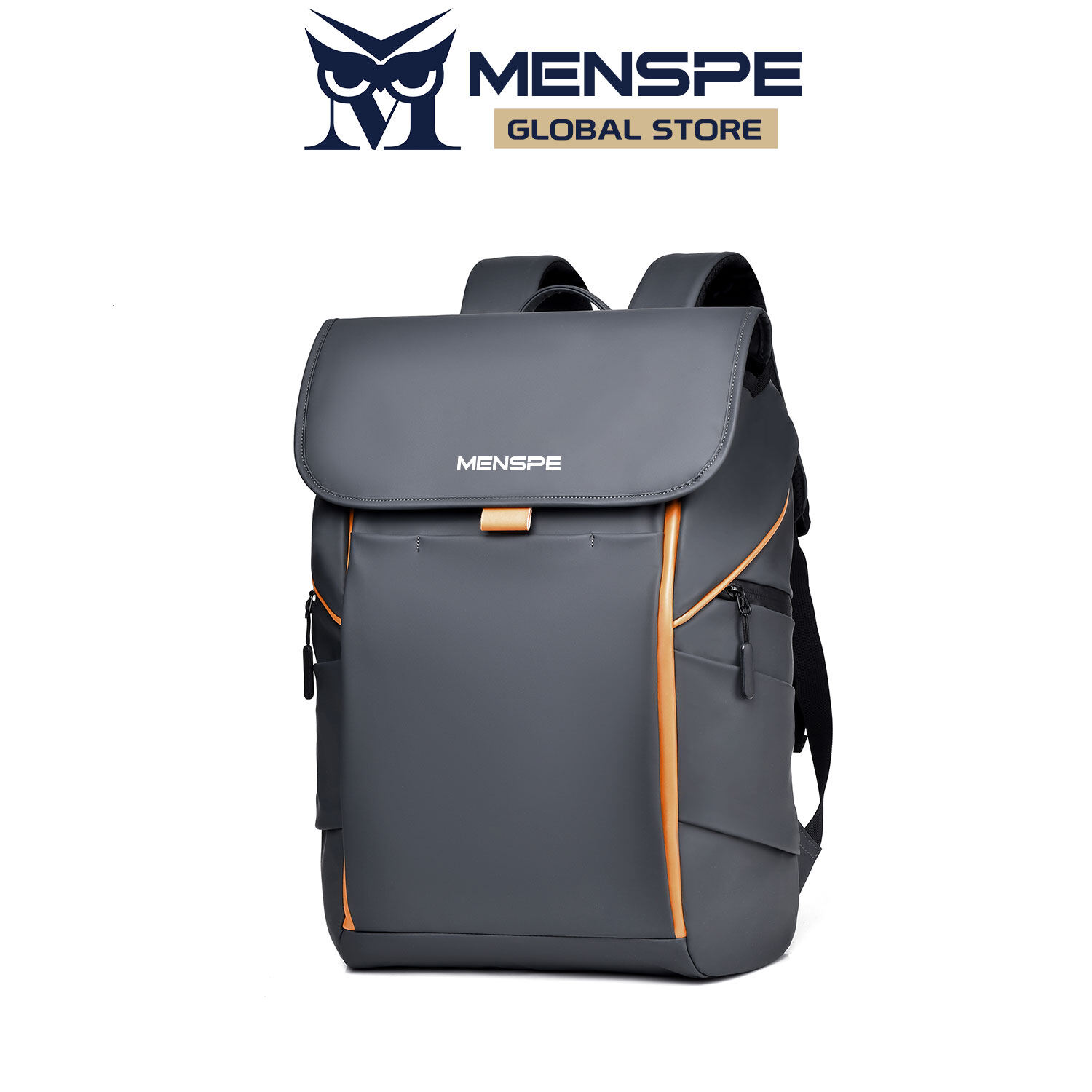 MENSPE Men Laptop Backpack Waterproof Travel Backpack Large Capacity Business Bag College Backpack Casual Shoulder Bag Back Pack School Bag