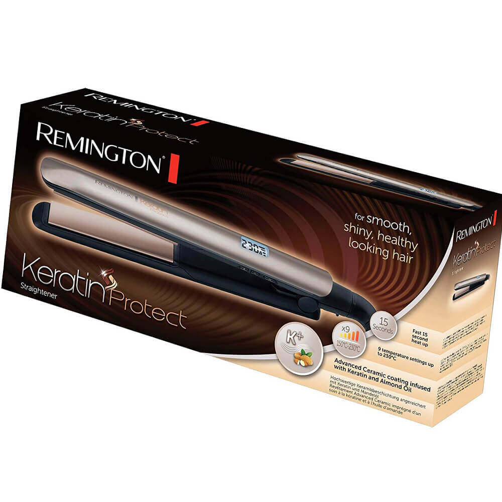 remington hair straighteners keratin