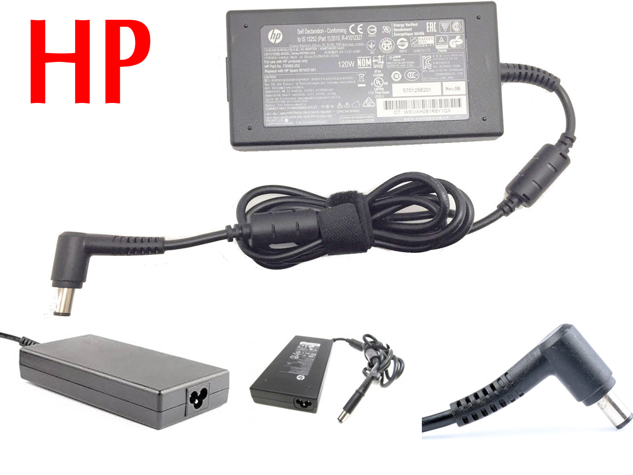 HP 65W 19.5V 3.33A Power Supply AC Adapter 724264-002 TPC-LA58 Charger...