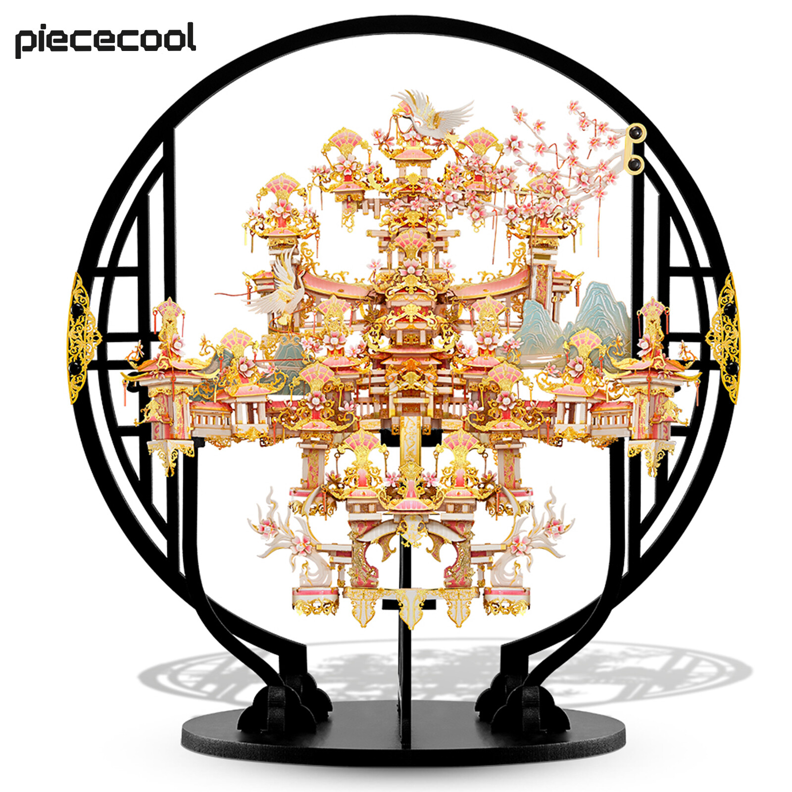 Piececool 3D Metal Puzzles for Adults Peachblossom Elfland Model Chinese Style Gift Arrangement Best Gift for Women ราคา 2,599 บาท*ส่งฟรี