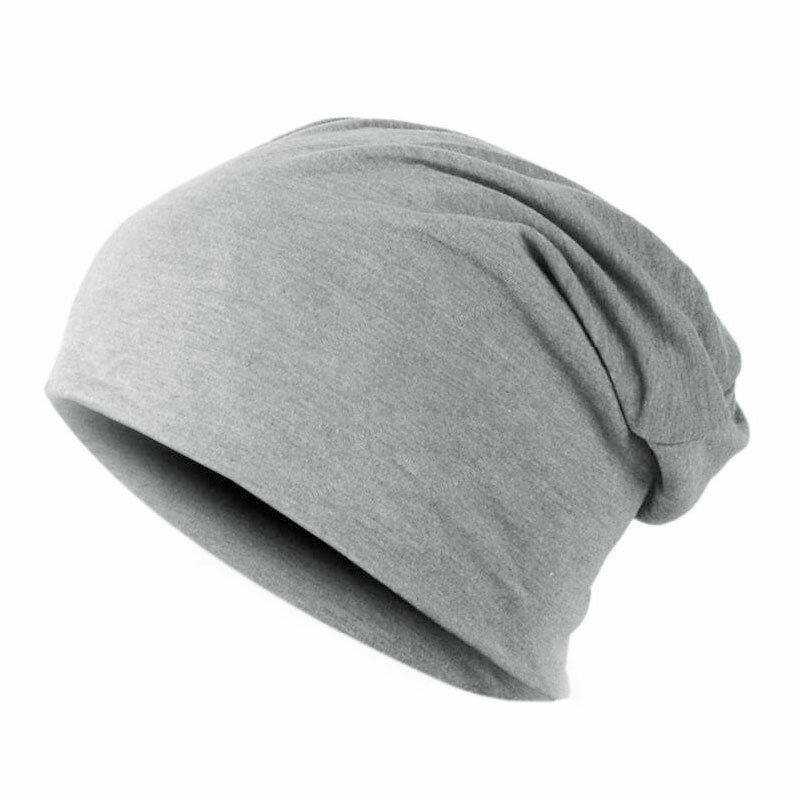 Unisex Beanie Mỏng Hat Phụ Nữ Đàn Ông Stretch Fit Slouchy Casual Cuff Bảo Hiểm Mũ 9
