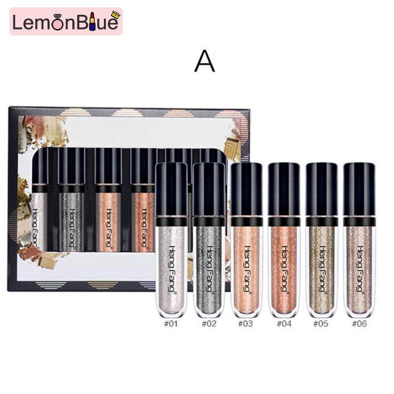 Gambar LemonBlue 1 Set Eye Shadow Liquid Glitter Long Lasting Makeup Cosmetics Gift for Women
