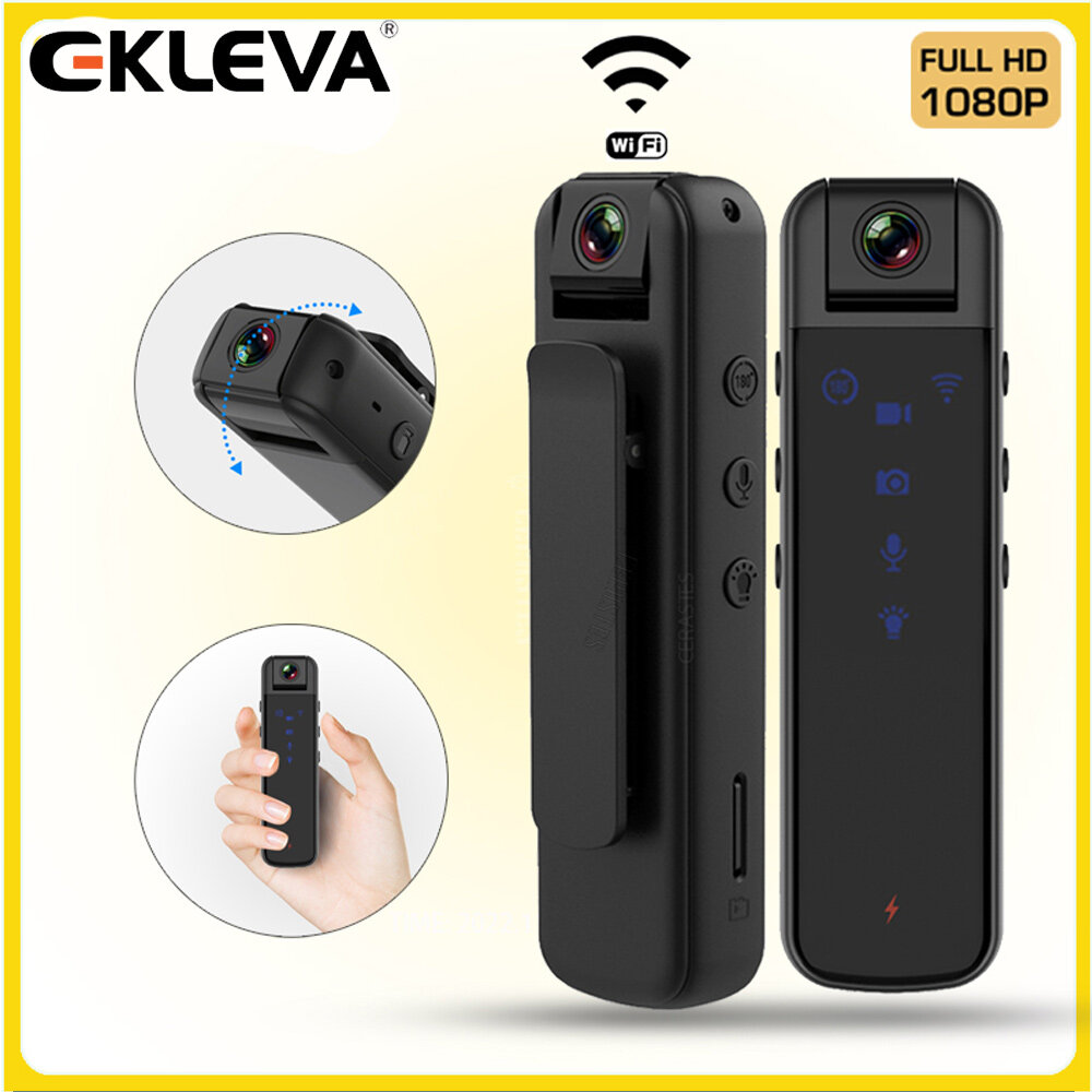 EKLEVA Mini Digital Camera HD 1080P Home Sports DV Security-Camera Motion Sensor Small Camcorder Pocket Body Camara