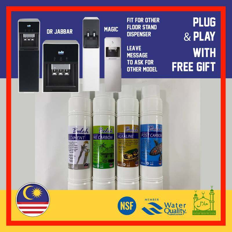 Gambar Korean Halal 11 Inch 4 Stage U Type Water Filter