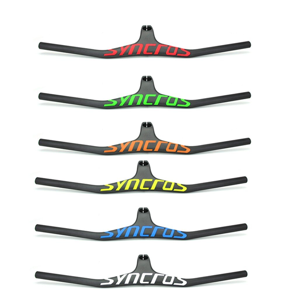  SYNCROS Ghi Đông Xe Đạp Leo Núi MTB Hoàn Toàn Bằng Sợi Carbon Ghi Đông Và Pô Tăng Xe Đạp Cacbon 