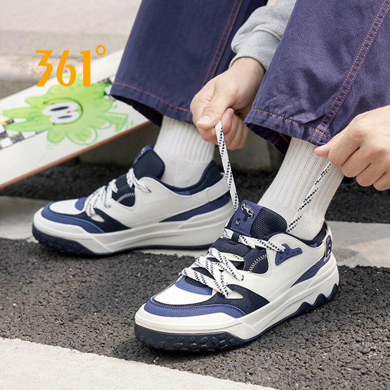 361 Degrees Men's Casual Shoes All-match Thick-soled Shoes Leather Sneakers 672516621 Giá 988,684 Đồng*Miễn phí vận chuyển