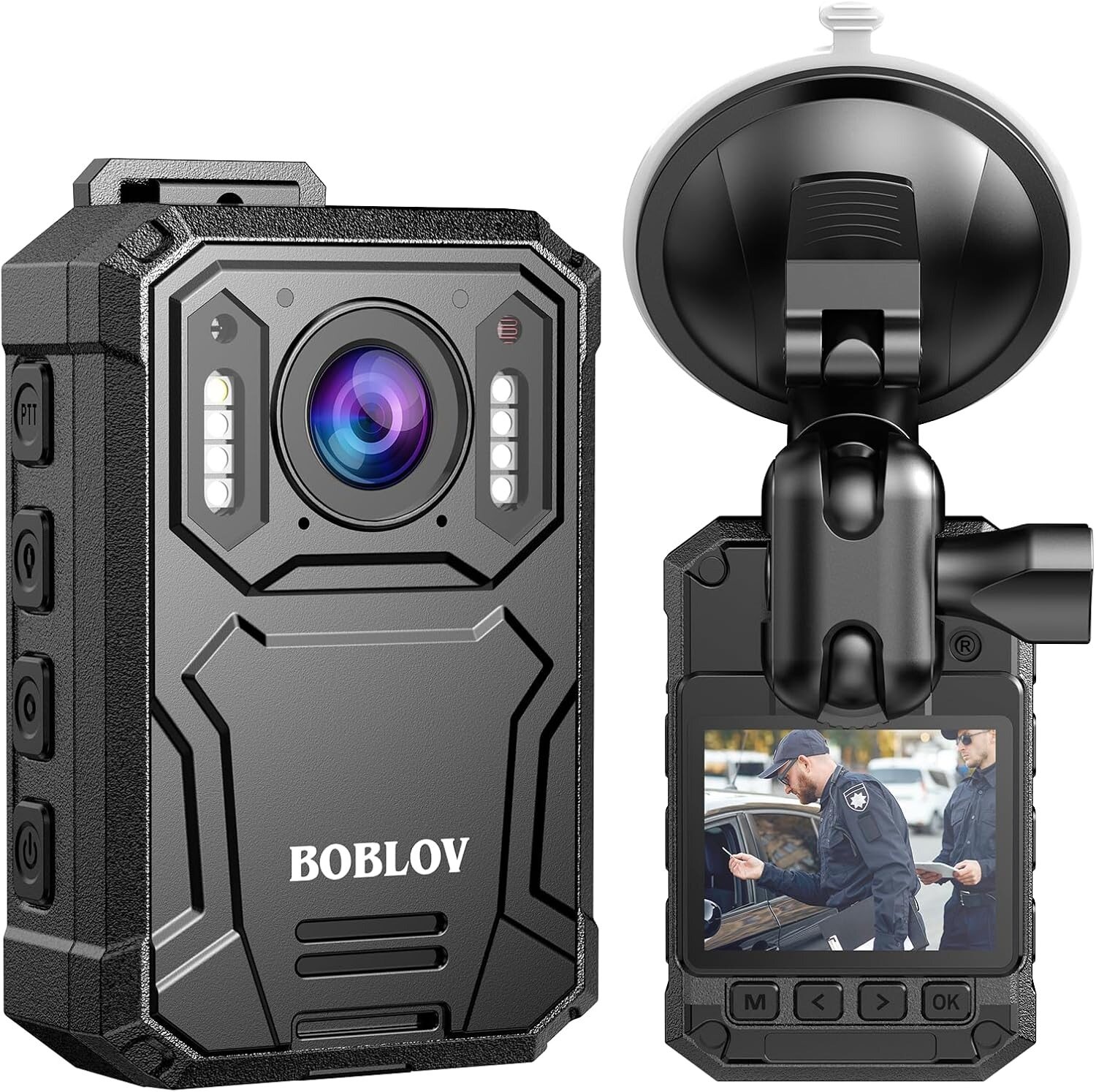 BOBLOV KJ23Pro 2K Police Body Camera 256GB with Night Vision, 4000mAh Battery 15H Recording Waterproof USB-C Design for Law Enforcement, Security, and Outdoor Work Presyo 4,999 Piso*Libreng Shipping