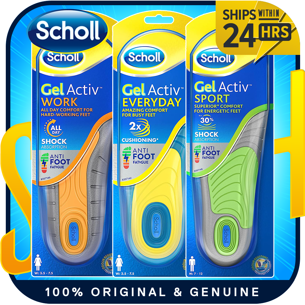 Scholl Orthaheel Insoles: Arch Support, Plantar Fasciitis Relief