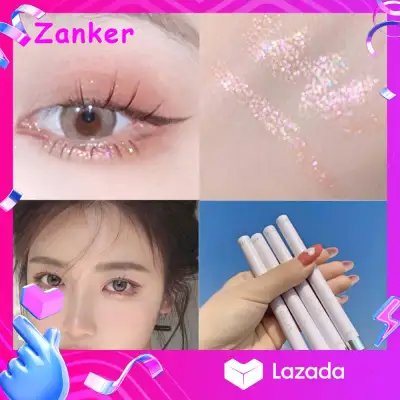 【Zanker】Pearlescent silkworm Beauty Makeup eyeshadow pen lasting waterproof and not blooming Shiny pearlescent gel pen 8 color eye shadow pen (6)