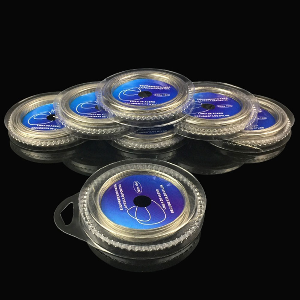 10M 7 Strands Braid 10LB-120LB Stainless Steel Wire Super Strong Fishing Line ราคา 25 บาท*ส่งฟรี
