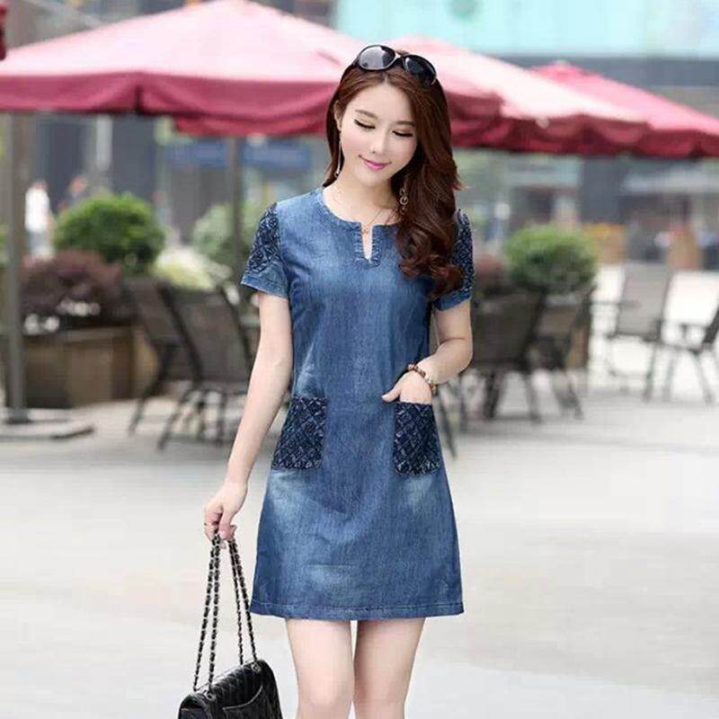 casual denim dress