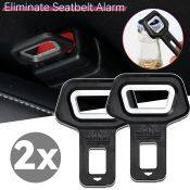 2PCS Universal Car Safety Belt Buckle Clip Car Seat Belt Stopper Plug Vehicle Mount Bottle Opener Auto Interior Accessories