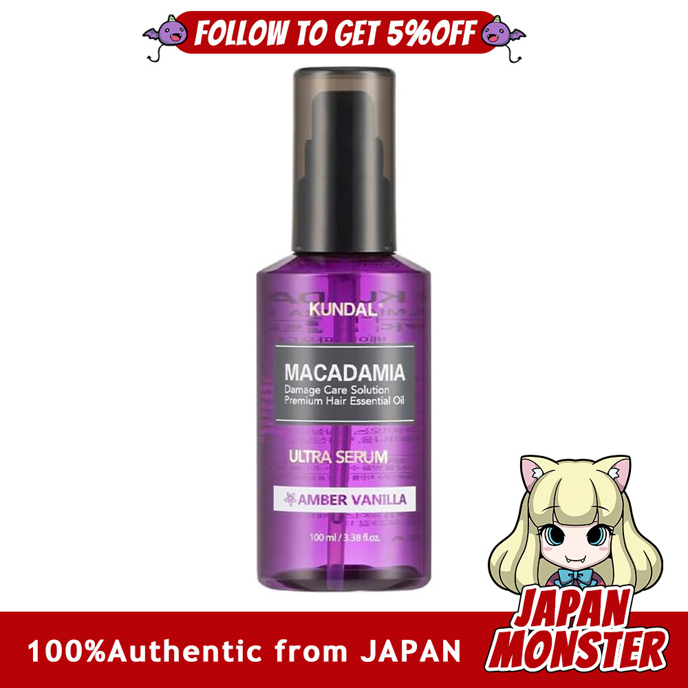 Kundal Macadamia Ultra Serum 100ml Amber Vanilla Japan