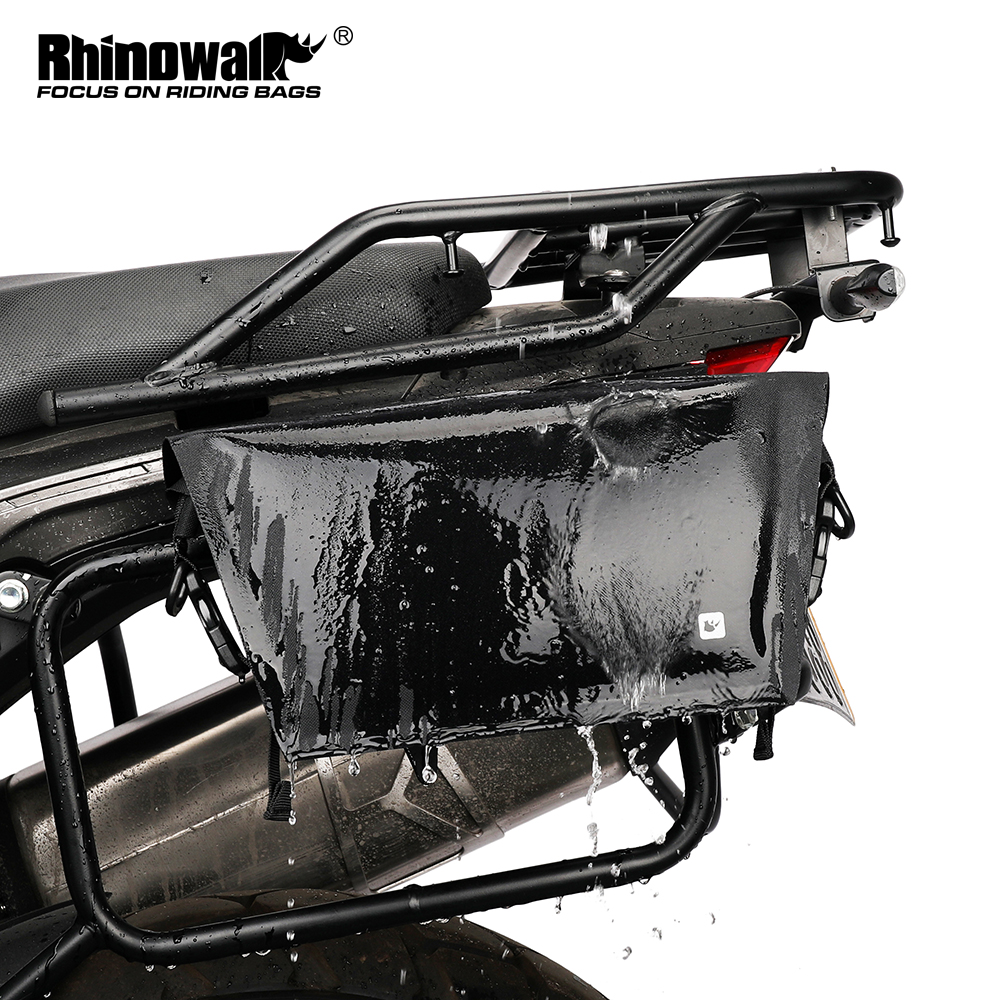 Rhinowalk Túi cản xe máy 4L TPU chống nước Moto Side Bag Túi yên đuôi ngoài trời Túi đựng dụng cụ đựng hành lý Đi lại Du lịch Túi đeo vai Túi xách Phụ kiện xe máy