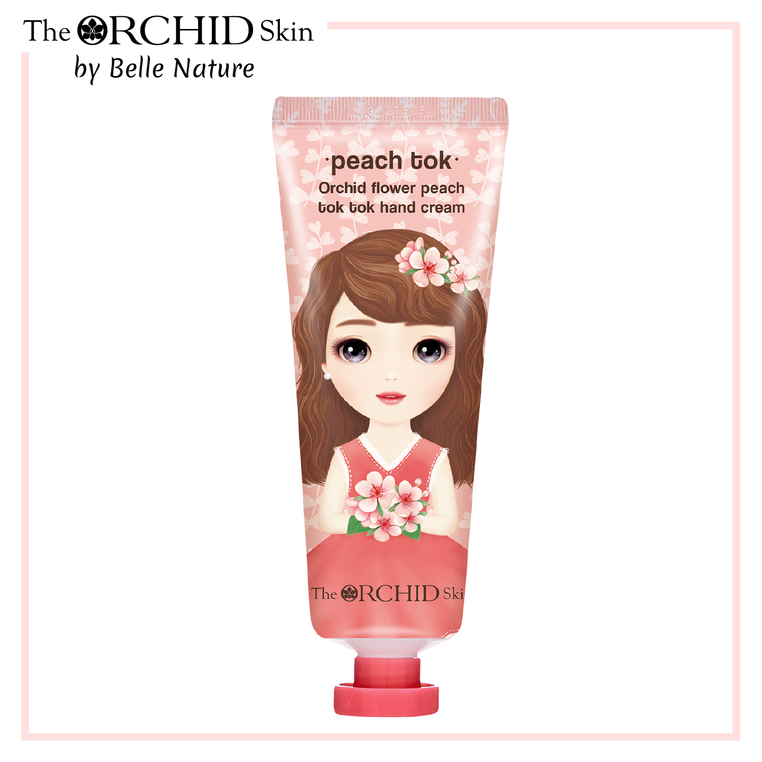 Gambar [Clearance Sales Oct 2022] The ORCHID Skin Korea Peach Tok Tok Hand Cream 60ml