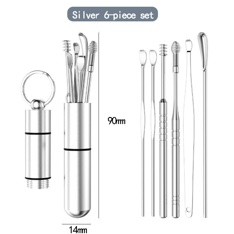 Description Picture 6 of itemEarwax Removal Tools Ear Wax Cleaner Pick Digging Artifact Earpick Cleaning Ears Remover For Clean Your Kit Gadgets