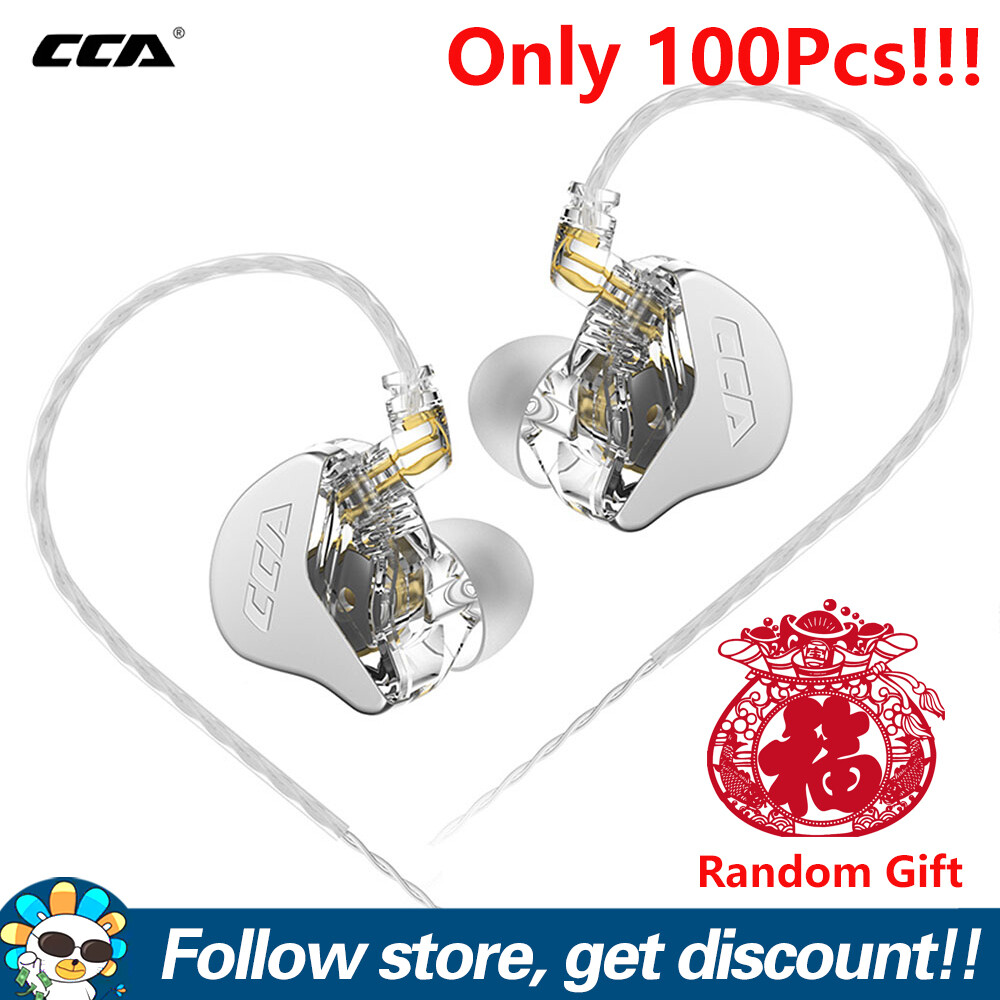 CCA CRA Earphone Add Random Gift High Frequency Monitor Earbuds HIFI Bass Music Hanging IEM Headphon