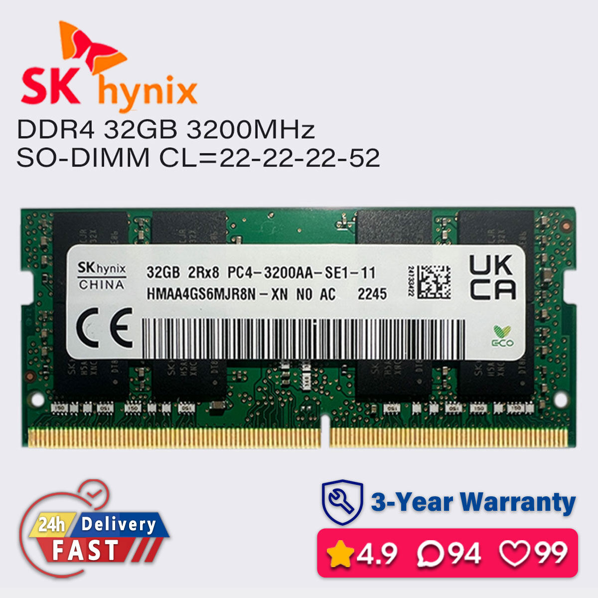 Shop Hynix 8gb Ddr4 Ram at Better Price Online | Lazada Singapore