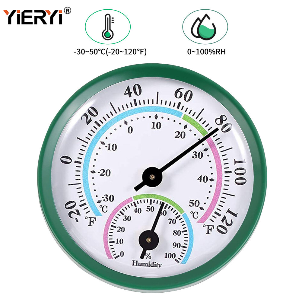 yieryi Digital Moisture Meter Thermometer Hygrometer Meter