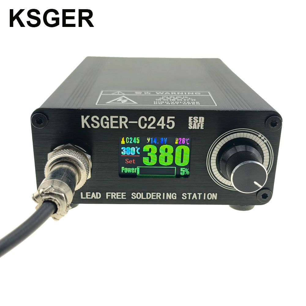 Ksger c245 trạm hàn cho jbc mũi khoan bằng sắt sửa điện thoại di động dụng cụ hàn chì miễn phí 180w 3s sưởi ấm tins ngủ chủ
