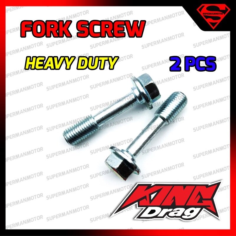 2PC FORK SCREW TURUN FORK Y15 LC135 RS150 SRL 115 NVX 155 SYM VF3