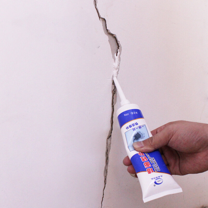 Household Wall Repair Paste White Latex Paint Waterproof Wall Repair Paste  Wall Paint Repair Cracks Nail Holes Putty Powder Anti-Mildew Paint Pes  Tampal Dinding | Lazada