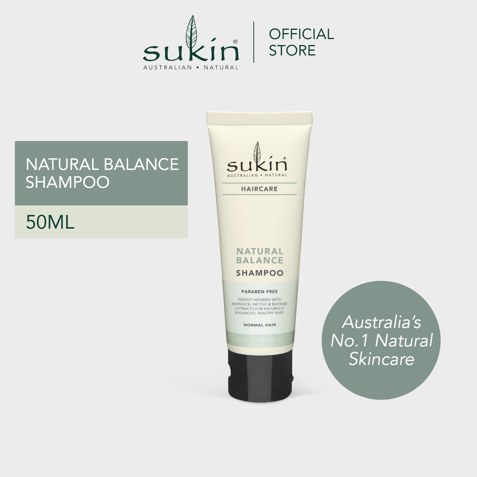 Gambar [Sukin Trial Kit] Natural Balance Shampoo (50ml)