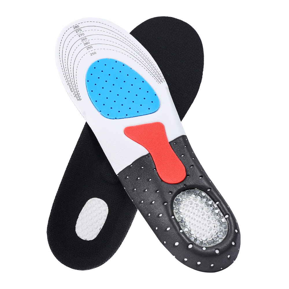 【♡Lovely girls house♡】2021 Fashion Men Women Shoe Insoles Orthopedic Sport Silica Gel Insoles For Running Binnenzool Pantyhose - 2