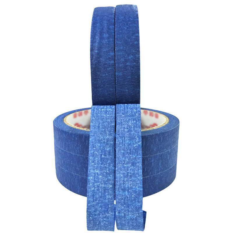 La cinta de enmascarar azul es fácil de rasgar y no pegajosa 
