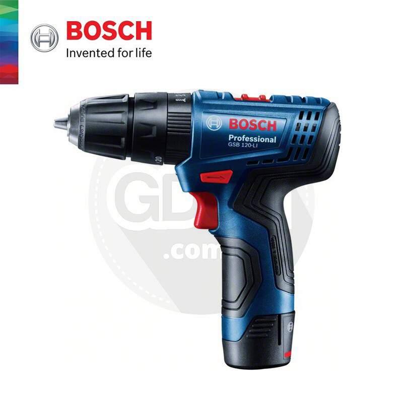 Bosch GSB 120-LI Gen 2 Cordless Impact Drill Kit + 23pcs Accessories