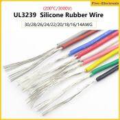 UL3239 Silicone Copper Wire 3KV Flexible DIY LED Cable