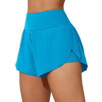 CHARMO Women Swim Shorts Side Split Swim Trunk 2 in 1 Board Shorts with Pockets Swim Bottom