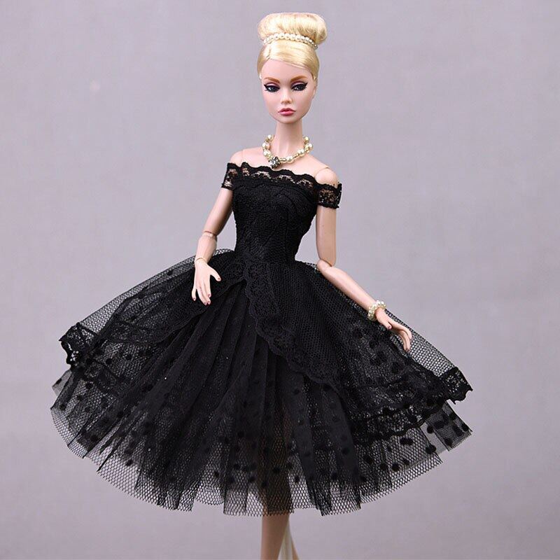 Black deals dress doll