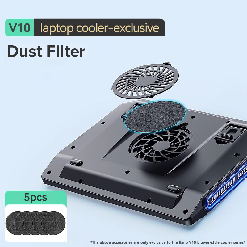 llano Dust Filter and Memory Pad for V10 Turbo-Fan RGB Laptop Cooler ราคา 119 บาท*ส่งฟรี
