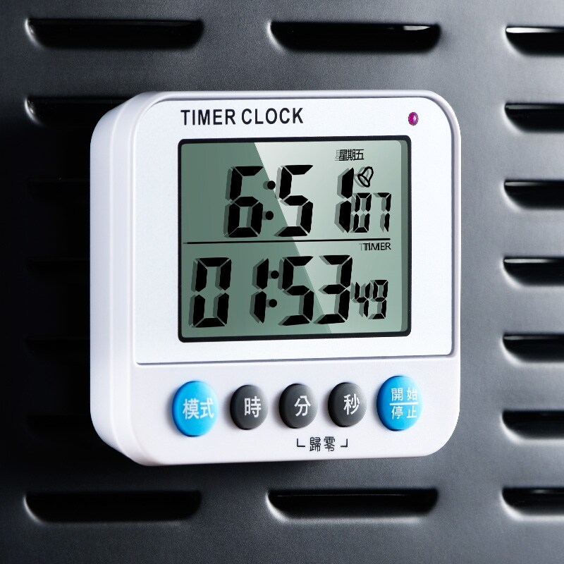 Gambar Kitchen timer students time manager children learn amphibious silent silent alarm clock electronic timer