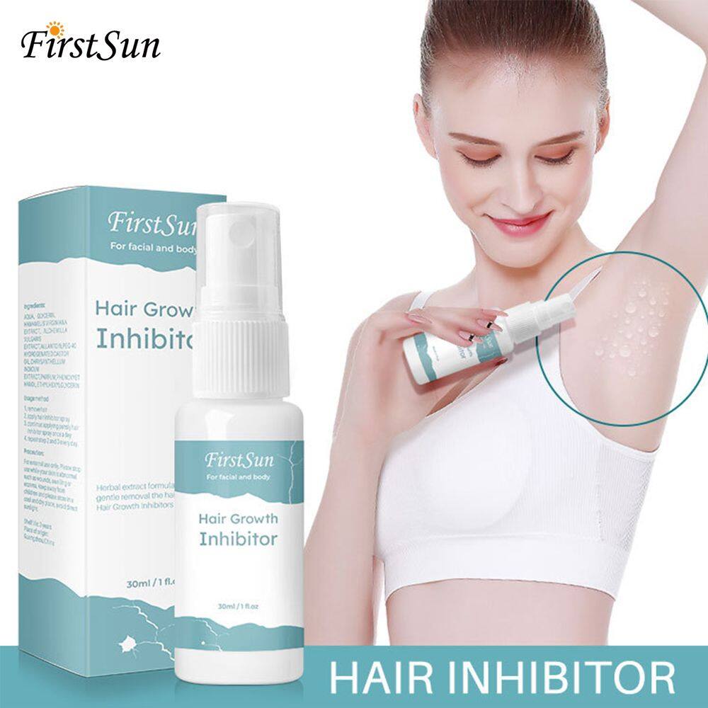 Firstsun xịt tẩy lông vĩnh viễn ức chế lông mọc nhanh và nhẹ nhàng tẩy lông toàn thân dưỡng ẩm