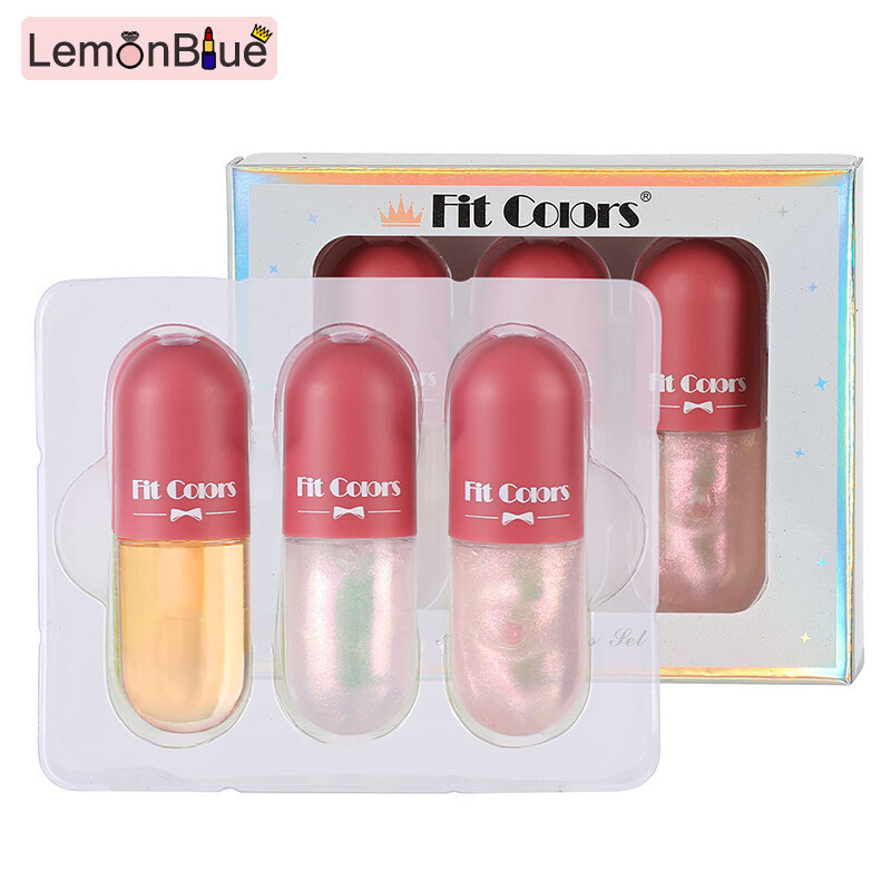 Gambar LemonBlue 3pcs Lipstick Velvety Set Long Lasting Nonstick Cup Not Fade Makeup Cosmetics for Girl Women Long Lasting Nonstick Cup Not Fade Makeup Cosmetics Kit Long Lasting Nonstick Cup Not Fade Lipstick Velvety Set