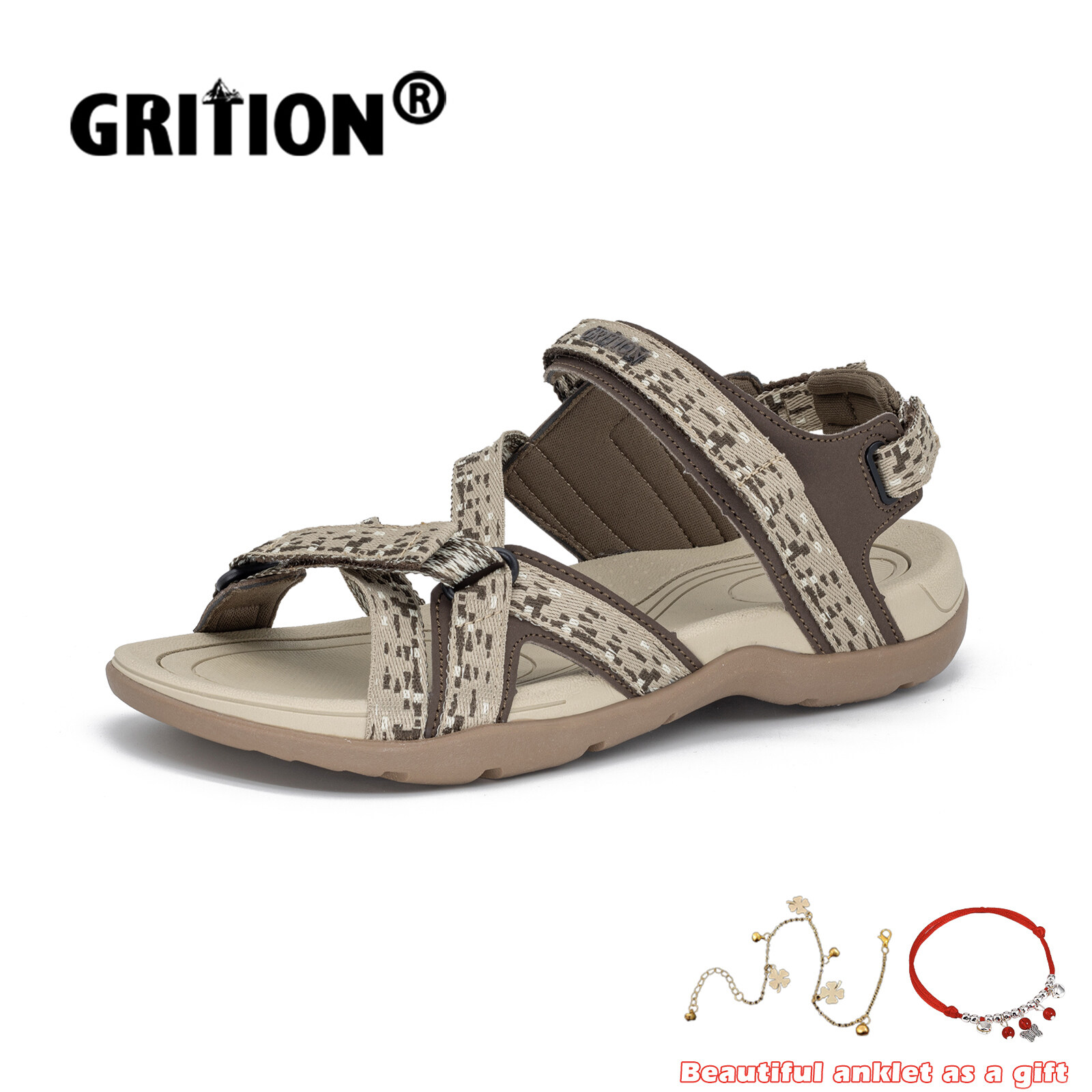 Grition Phụ Nữ Dép Thể Thao Mùa Hè bệt thoáng khí Giày đi biển dã ngoại thời trang Giày Dép nhà thiết kế mới Đi Bộ Đường Dài Leo chống trượt