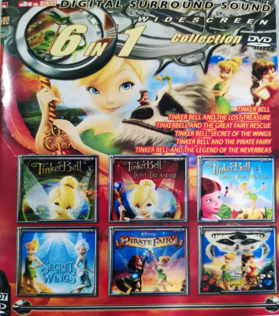 English Movie Tinkerbell 6 in 1 Collection [ Subtitled Malay / English /  Chinese ] - Shinna682786 | Lazada