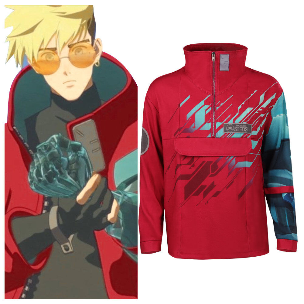 Trang phục áo khoác Trang Phục Cosplay Trigun Stampede Hoạt hình Bộ đồ ngụy trang dự tiệc hóa trang Halloween