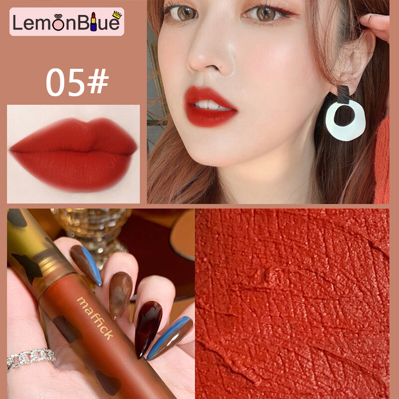 Gambar 6 Color Matte Lipstick Set Velvet Lip Glaze Color Charm Lasting Non fading Lip Lip glaze Color Charm Lasting Non fading Lip Makeup Matte Velvet Lip Glaze