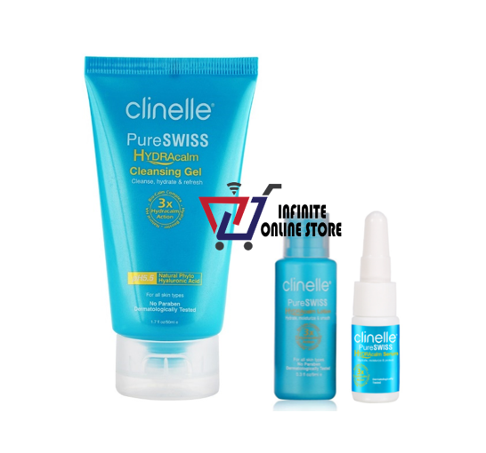Gambar Clinelle Pureswiss Hydracalm Trial Set Kit