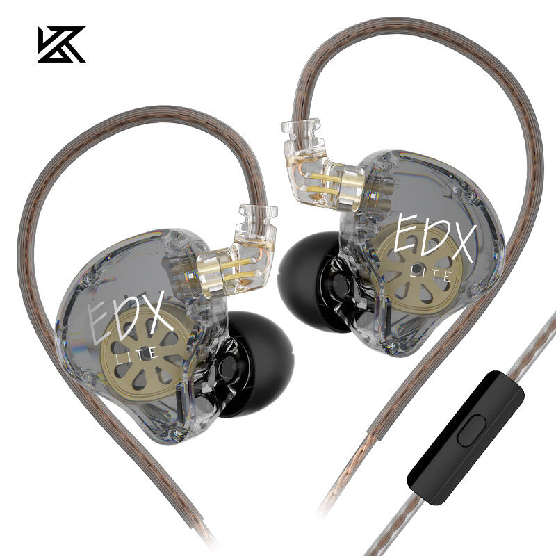 KZ EDX Lite 1DD HIFI In-Ear earphone Wired Headphones High-quality audiophile headset entry music gaming earbuds headphones replaceable cable zsn pro edx zs10 pro az09 cpin 0.78 2pin ราคา 264 บาท*ส่งฟรี
