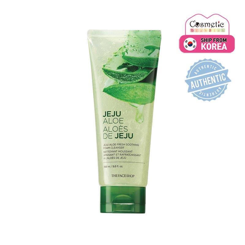 [THE FACE SHOP] Jeju Aloe Fresh Soothing Foam Cleanser 150ml