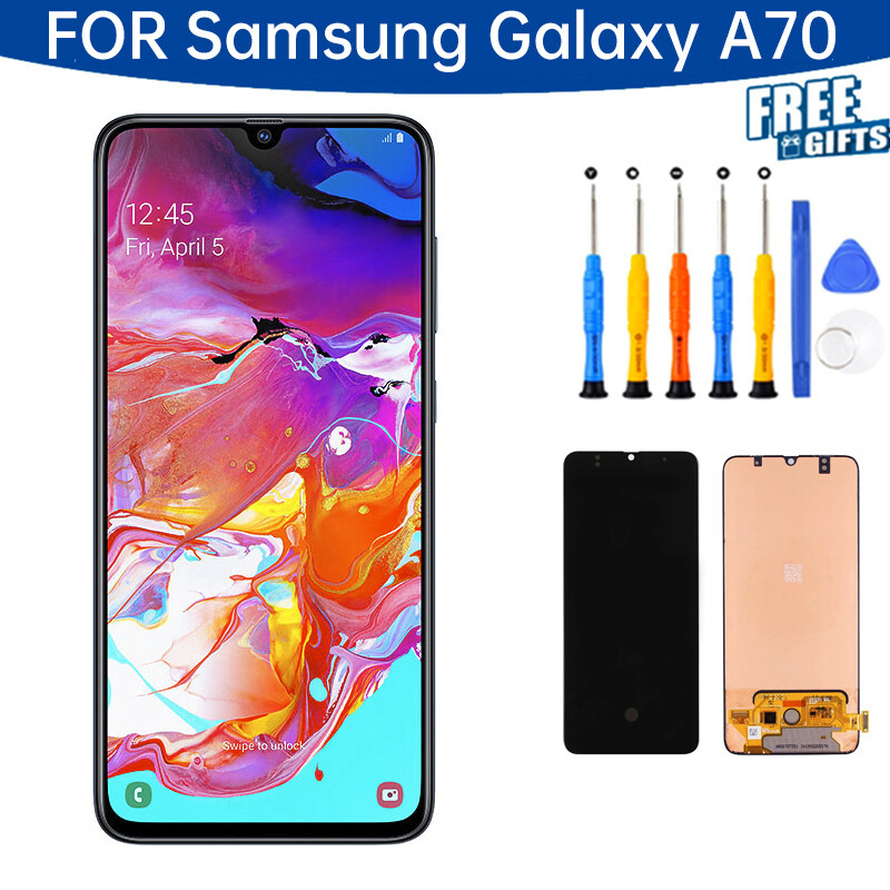 A70 màn hình lcd cho samsung galaxy a70 a705 a705f sm-a705mn màn hình lcd màn hình cảm ứng số hóa lắp ráp với khung