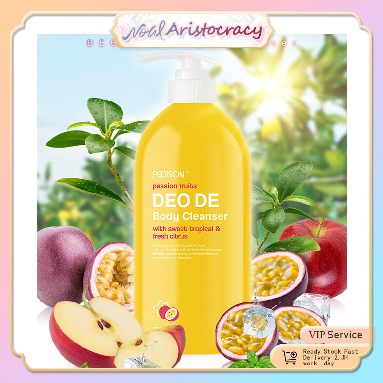 Gambar EVAS PEDISON Shower Gel  PH5.5 Refreshing Deodorant Passion Fruit Shower Cream skin care body shampoo whitening body lotion 750ml