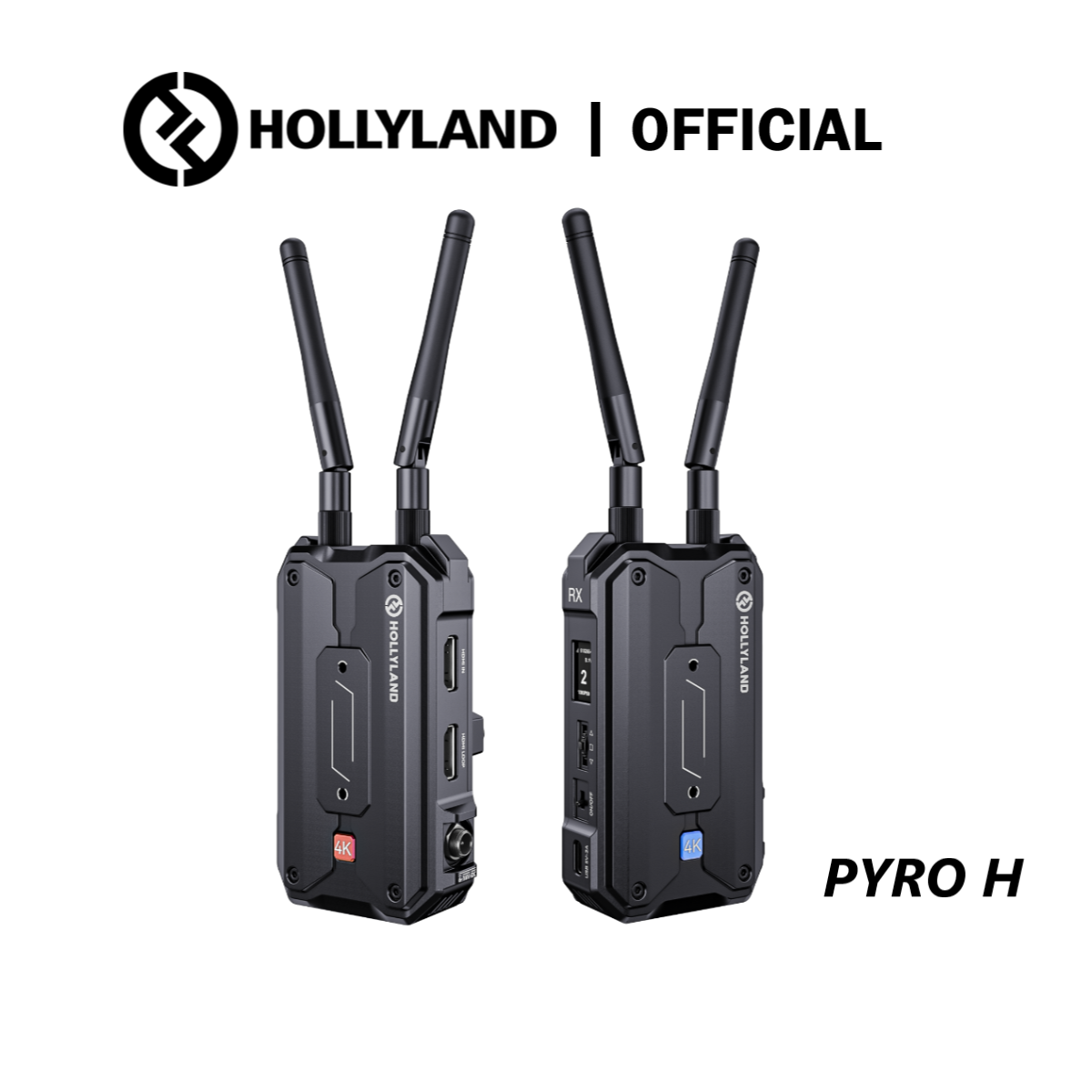 Hollyland HYRO H Wirless Video Transmission System for Camera 0.06s Low Latency 400m Range 1TX Support 4RX ราคา 6,500 บาท*ส่งฟรี